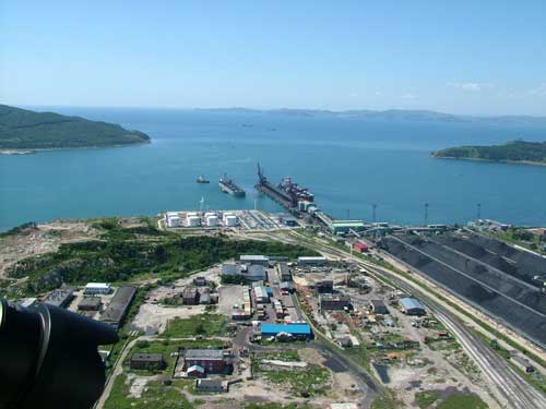 Угольный комплекс в порту Восточный